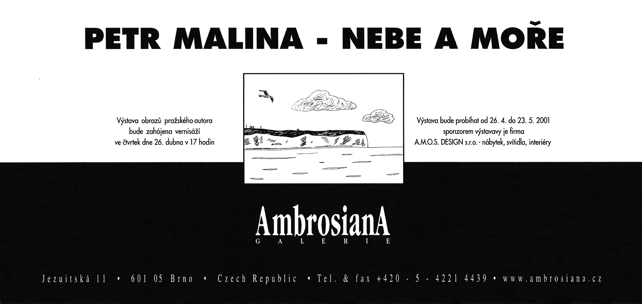 2001 Nebe a moře, Galerie Ambroziana, Brno
