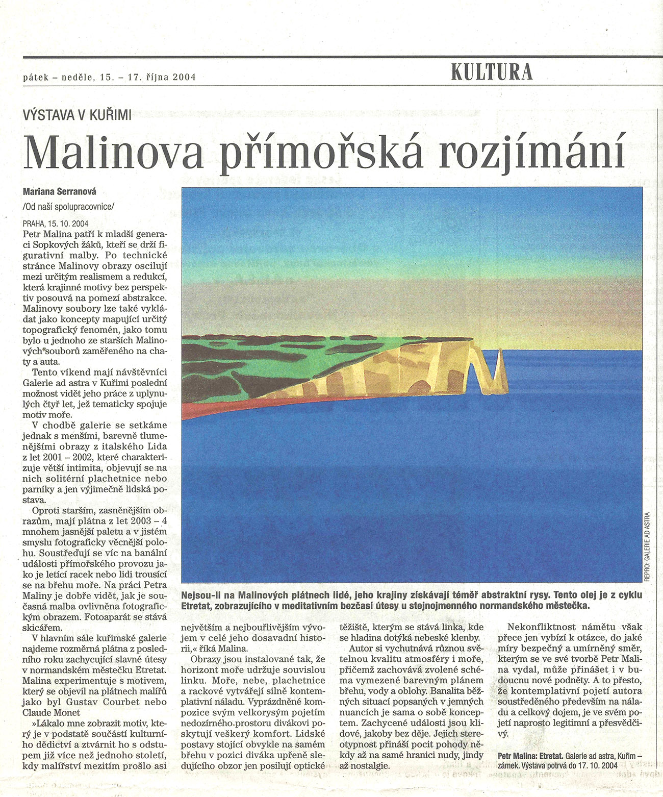 2004, M. Serranová, Hospodářské noviny